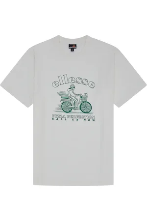 Ellesse Mens Mellino 100% Cotton White T-ShirtM