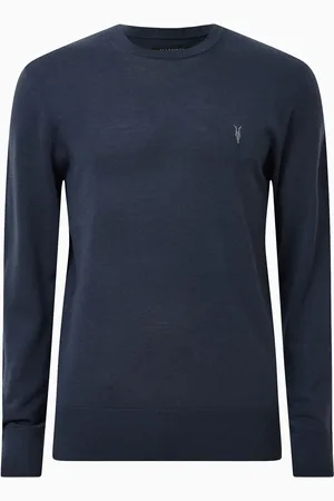 AllSaints Sweter AllSaints Mode z wełny merino z okrągłym dekoltemS