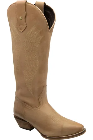Ravel Leather Mid Calf Cowboy Western BootsEU 37 (UK 4)
