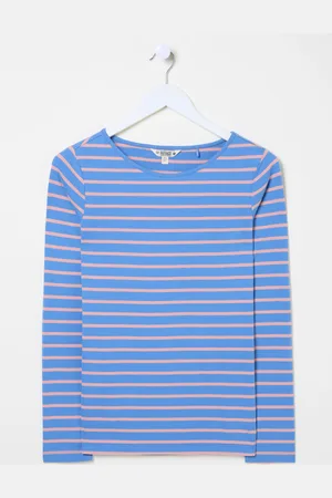 Fat Face FatFace 100% Cotton 3/4 Sleeve Summer Breton Top52