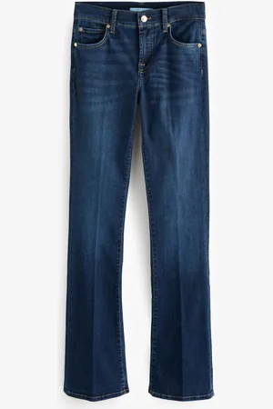 7 for all Mankind Dark Blue Bair Eco Rinsed Bootcut Flare Jeans26 R
