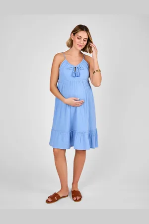 JoJo Maman Bébé Textured Beach Maternity Mini DressM