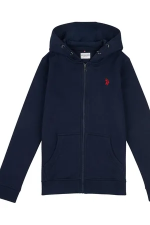 U.S. Polo Assn. U. S. Polo Assn. Boys 100% Cotton Double Horsemen Zip Hoodie12