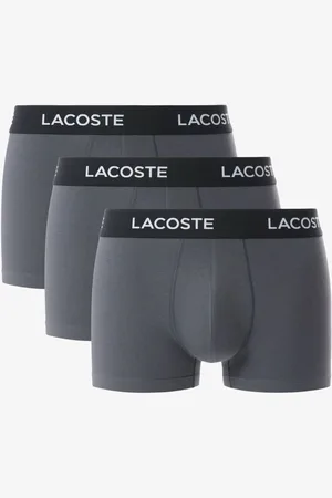 Lacoste Grey Boxers 3 PackM