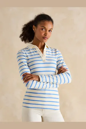 Joules Fairfield Long Sleeve Ribbed Polo Shirt46