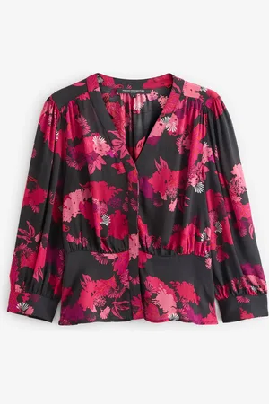 French Connection Foliage Chiara Balloon TopL