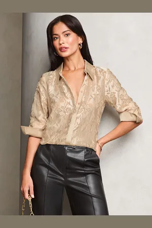 Lipsy London Long Sleeve Button Through Shirt44