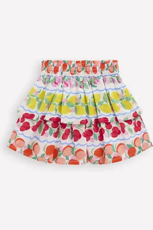 Boden 100% Cotton Tiered Woven Skirt104110 cm