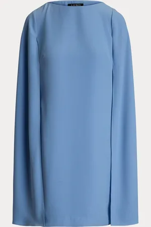 Ralph Lauren Petra Cape Georgette Cocktail Mini Dress44