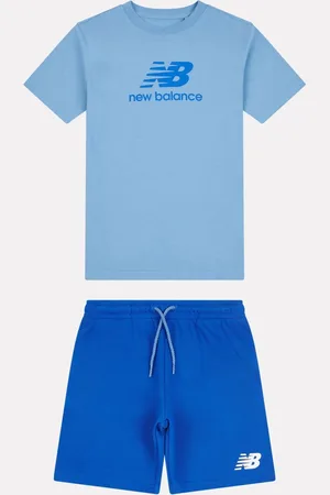 New Balance Zestaw chłopięcy z logo, w 100% z bawełny: koszulka i szorty152158 cm