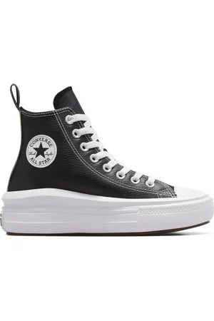 Converse Move Leather Platform Youth High Top TrainersEU 35.5 (UK 3)