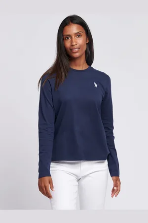 U.S. Polo Assn. U. S. Polo Assn Womens Long Sleeve 100% Cotton T-ShirtXL