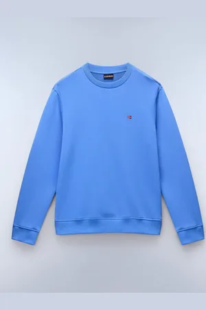 Napapijri Blue Balis Crew Neck 100% Cotton SweatshirtXS
