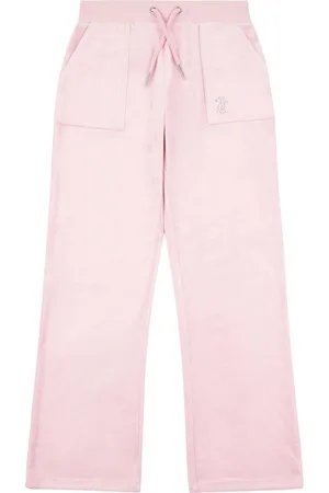 Juicy Couture Mini Girls Diamante Wide Leg Joggers7