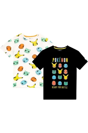 Character Pokémon 2 Multipack Short Sleeve 100% Cotton T-Shirt12
