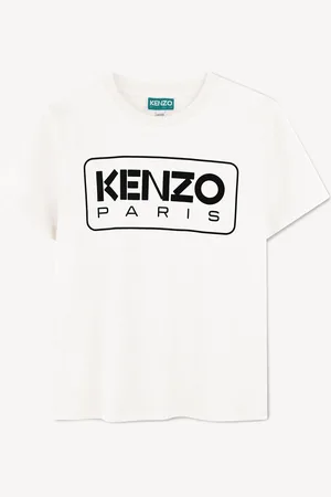 Kenzo White Rectangle Logo Short Sleeve T-Shirt128134 cm
