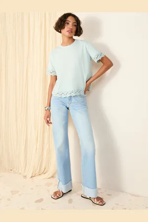 Friends Like These Lace Trim T-Shirt44