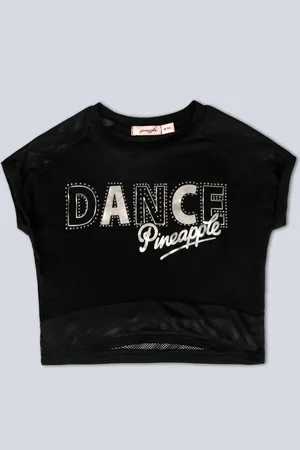Pineapple Dance Girls Crop T-Shirt11