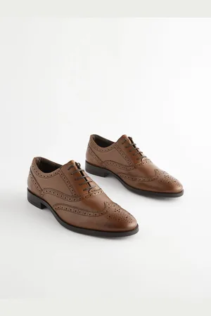 Next Leather Oxford Brogue ShoesEU 43 (UK 9) W