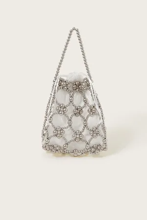 Monsoon Beau Beaded Drawstring BagJeden