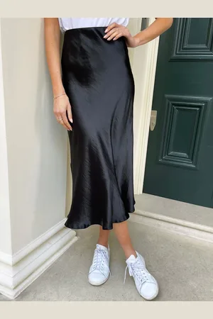 Threadbare Satin Midi Skirt42