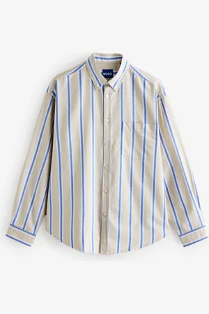 HUGO BOSS Oversized fit Button Down Oxford 100% Cotton ShirtS