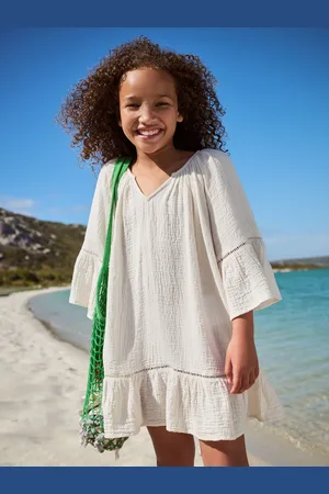 Next 100% Cotton Beach Kaftan Dress (3-16yrs)8 lat (128 cm)