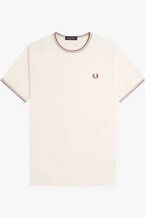 Fred Perry Koszulka z podwójną lamówką i logoL