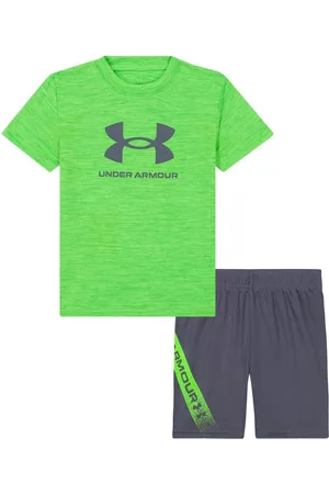 Under Armour Tech Fade T-Shirt and Shorts Set116122 cm