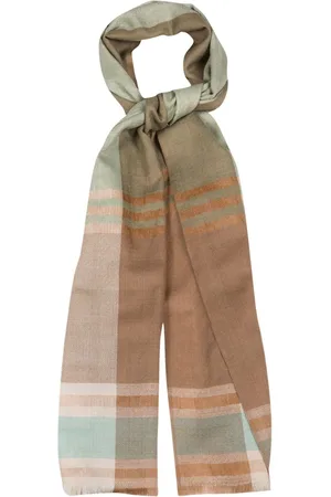 PURE LUXURIES LONDON Tan Asteris Cashmere & Merino Wool Pashmina ScarfJeden