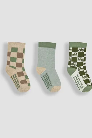 JoJo Maman Bébé 3-Pack Tractor Socks4