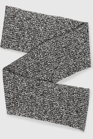 Reiss Kallie Cotton-Wool Ribbed Mouliné ScarfJeden