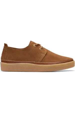 Clarks Woskowane skórzane buty Clarkwood z niską cholewkąEU 42 (UK 8)