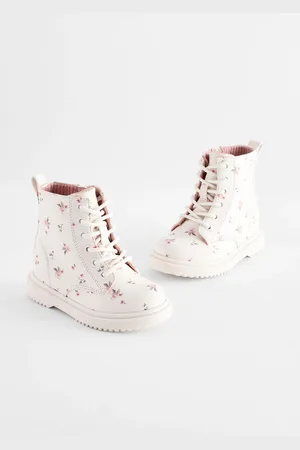 Next Floral Lace Up Ankle BootsEU 22 (UK 5.5)