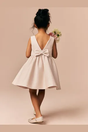 Next Bow Detail Scuba Dress (3-16yrs)116122 cm
