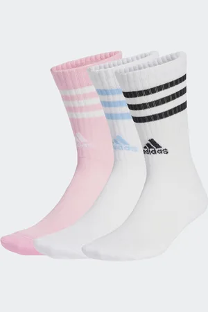 adidas 3 Stripe Crew Socks 3 PackUK 4.5