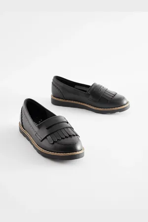 Next Leather Tassel Loafer School ShoesEU 39 (UK 6)