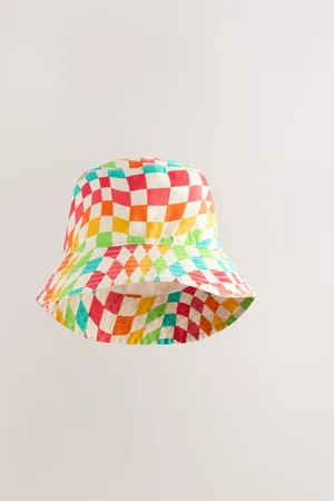 Little Bird Checkerboard Bucket 100% Cotton Hat134140 cm