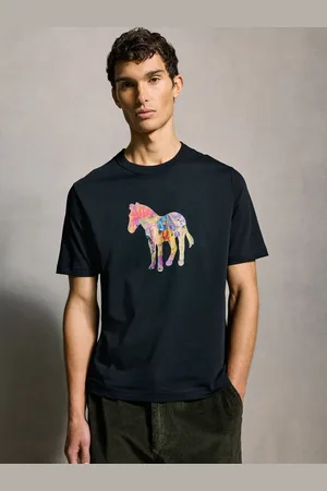 Paul Smith Graphic 100% Organic Cotton Black T-ShirtXL