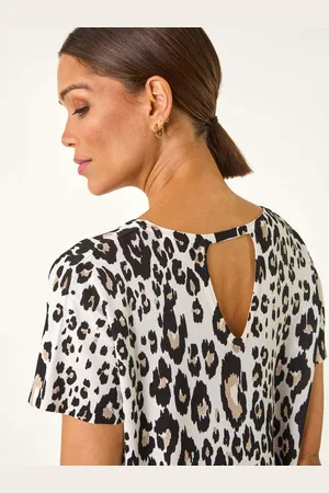 Roman Animal Print Crew Neck T-Shirt40