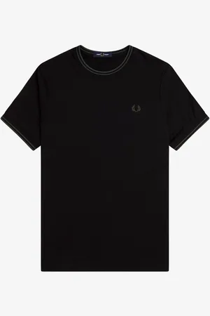 Fred Perry Koszulka z podwójną lamówką i logoX-Large