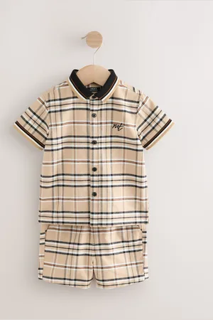Next Short Sleeves Check Shirt and Short Set (3mths-7yrs)1.5