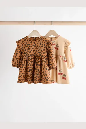Next Baby Jersey Dress 2 Pack (0mths-2yrs)1.5