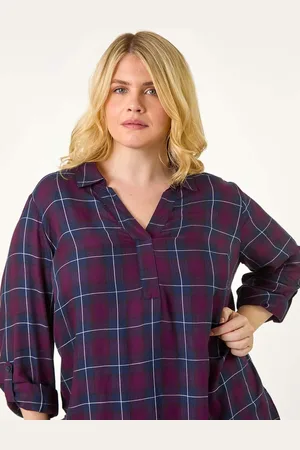 Roman Curve Checkered Overshirt50