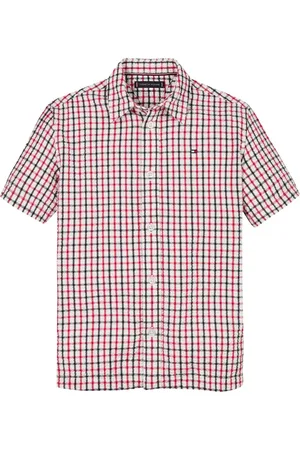 Tommy Hilfiger Seersucker Short Sleeve Shirt140146 cm