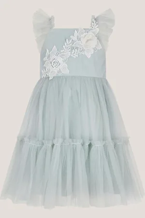 Monsoon Baby Eva Floral Embroidered Tulle Dress9298 cm