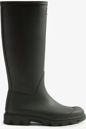 Hunter Green Downpour Tall Wellies3 EU 36