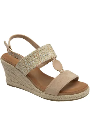 Dunlop Double Strap Wedge Sandalseu42