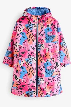 Mountain Warehouse Kids Tidal Printed Waterproof Fleece Lined Changing RobeM