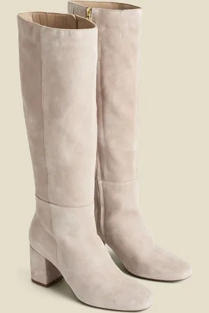 Sosandar Suede Block Heel Knee High BootsEU 37 (UK 4)
